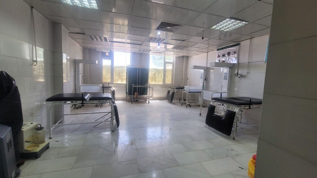 Maternity and delivery room in a Ghor facility